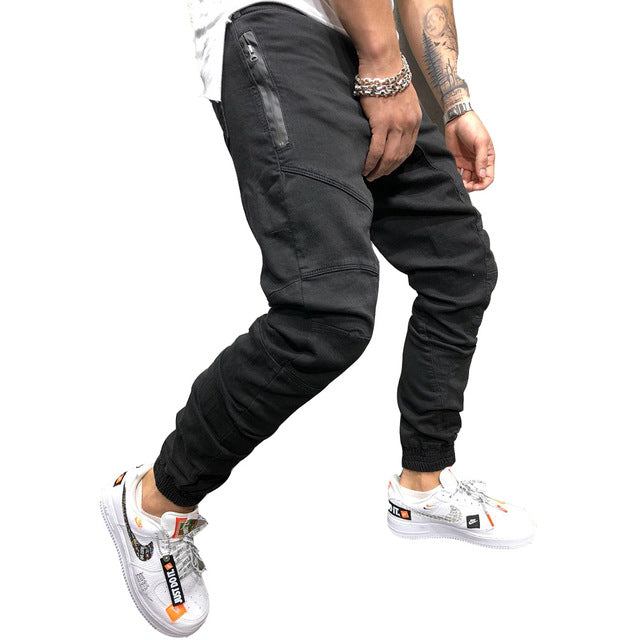 Bukser Herre High Street Splejsning Multi Pocket Joggers