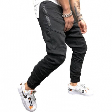 Bukser Herre High Street Splejsning Multi Pocket Joggers