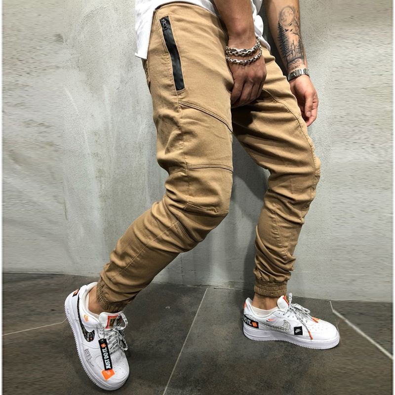 Bukser Herre High Street Splejsning Multi Pocket Joggers