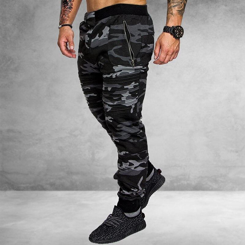 Bukser Herre Klassisk Mode Camouflage Jogger