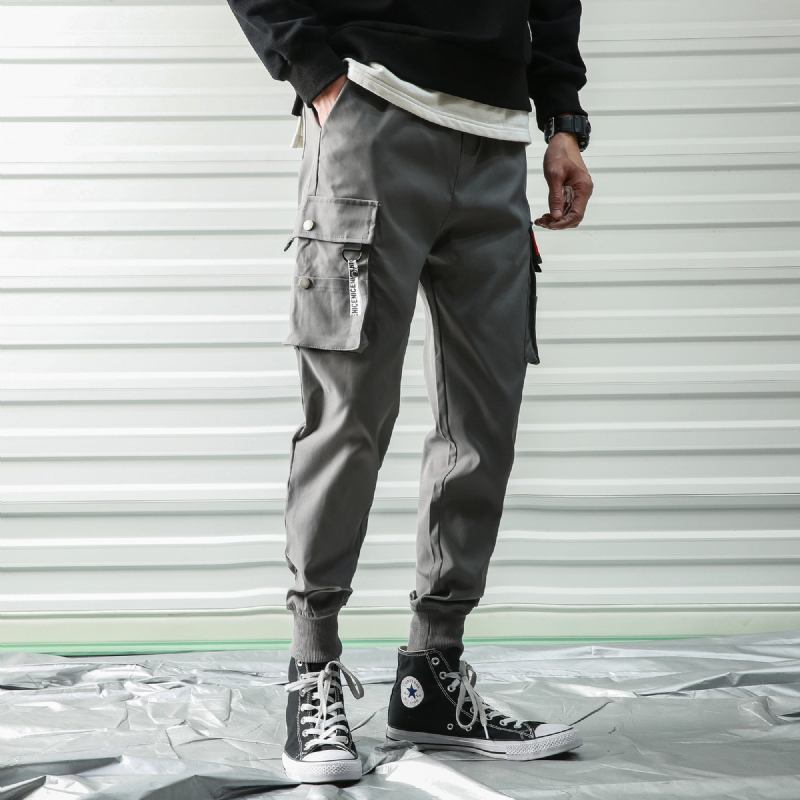 Bukser Herre Modis Streetwear Pockets Joggers