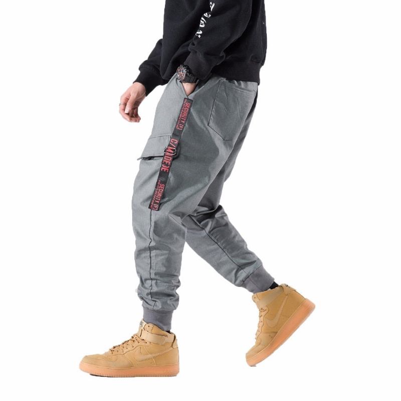 Bukser Herre Streetwear Sidelommer Stripe Joggers