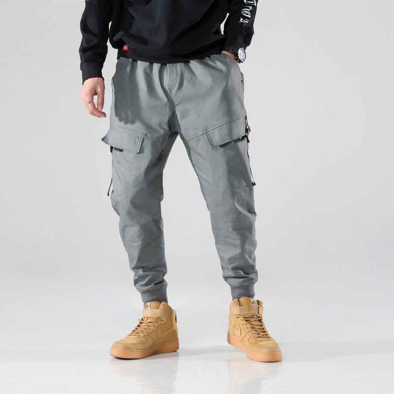 Bukser Herre Streetwear Sidelommer Stripe Joggers