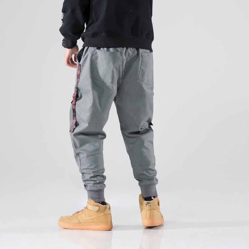 Bukser Herre Streetwear Sidelommer Stripe Joggers