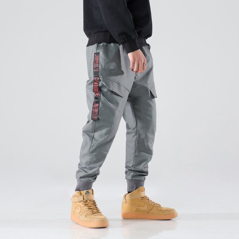 Bukser Herre Streetwear Sidelommer Stripe Joggers