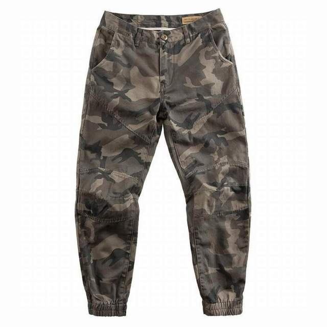 Herre Bukser Streetwear Jogger Camouflagebukser I 100% Bomuld