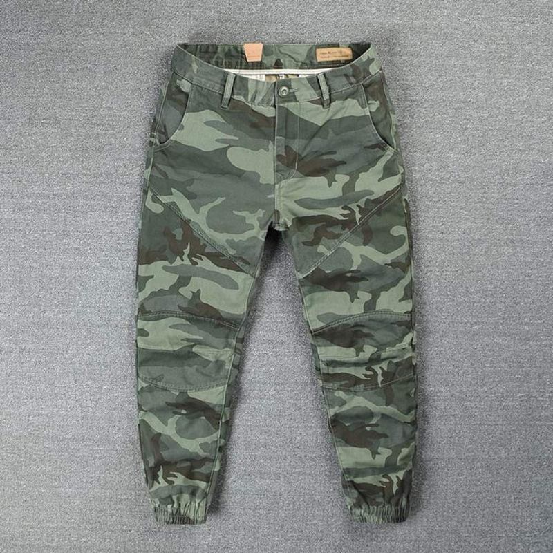 Herre Bukser Streetwear Jogger Camouflagebukser I 100% Bomuld