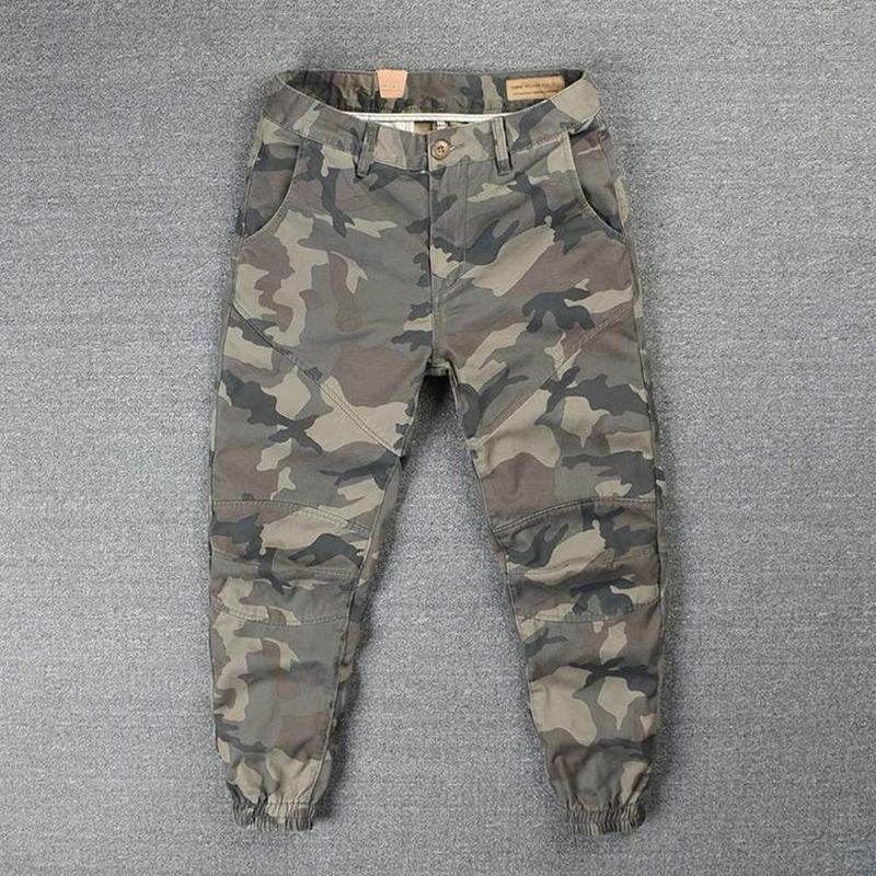 Herre Bukser Streetwear Jogger Camouflagebukser I 100% Bomuld