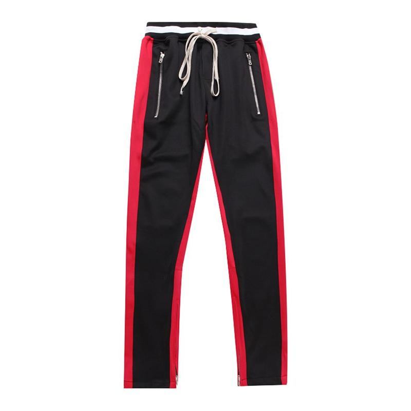 Herre Bukser Stribet Track Lange Skinny Joggers