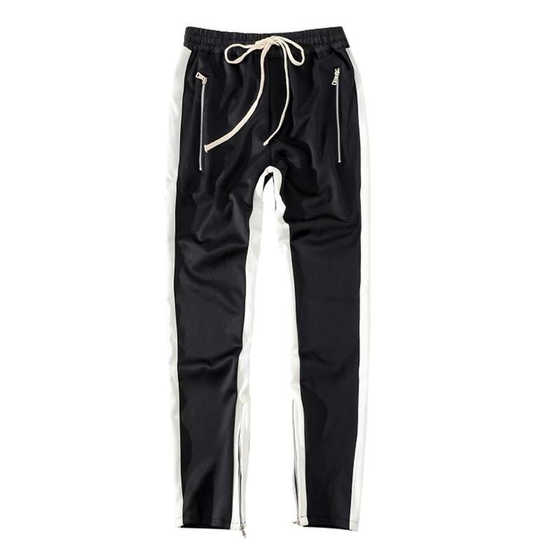 Herre Bukser Stribet Track Lange Skinny Joggers