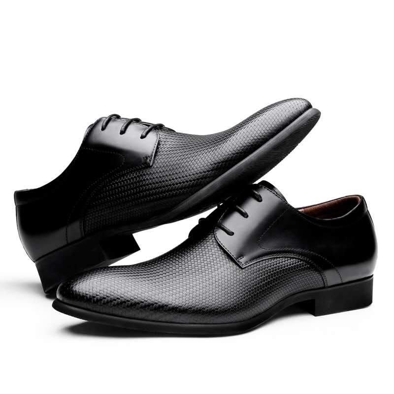 Pæne Sko Business Sko Herre Ægte Læder Office Oxfords Dress Sko