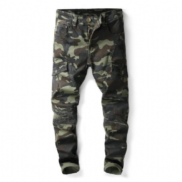 Camo Casual Jeans Herre Med Flere Lommer