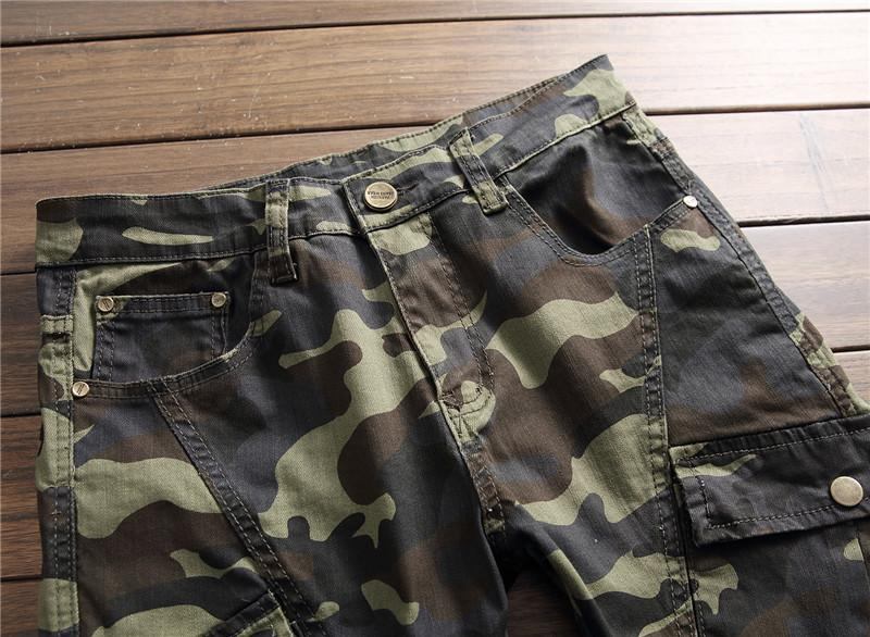 Camo Casual Jeans Herre Med Flere Lommer