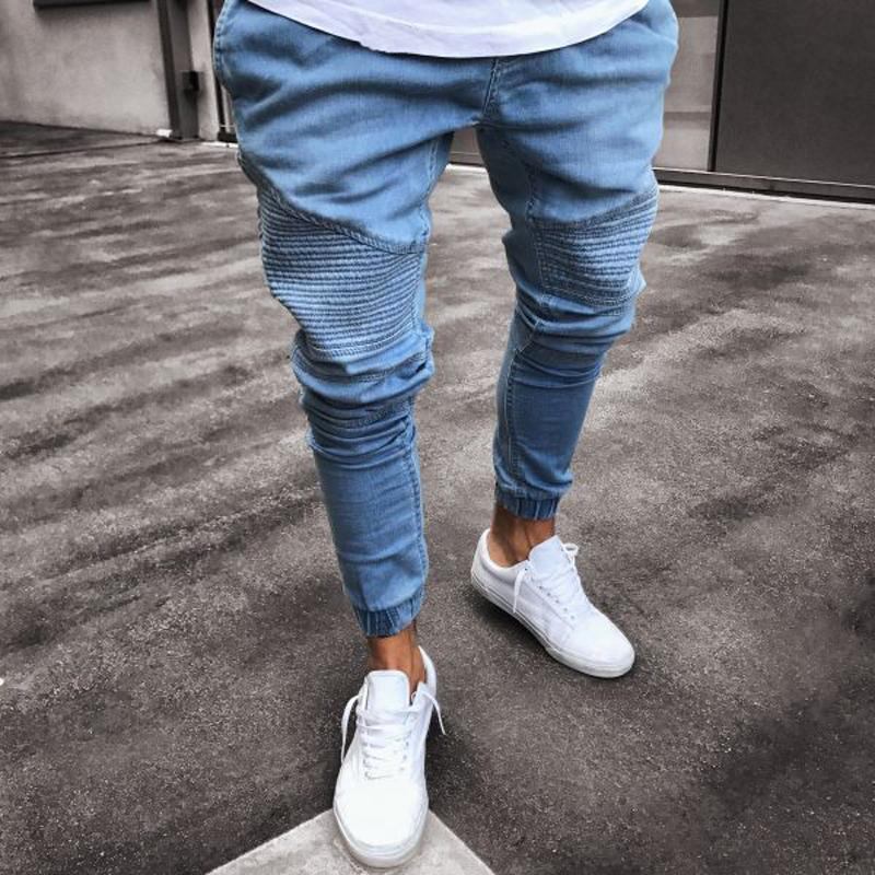 Casual Slim-fit Pencil Jeans