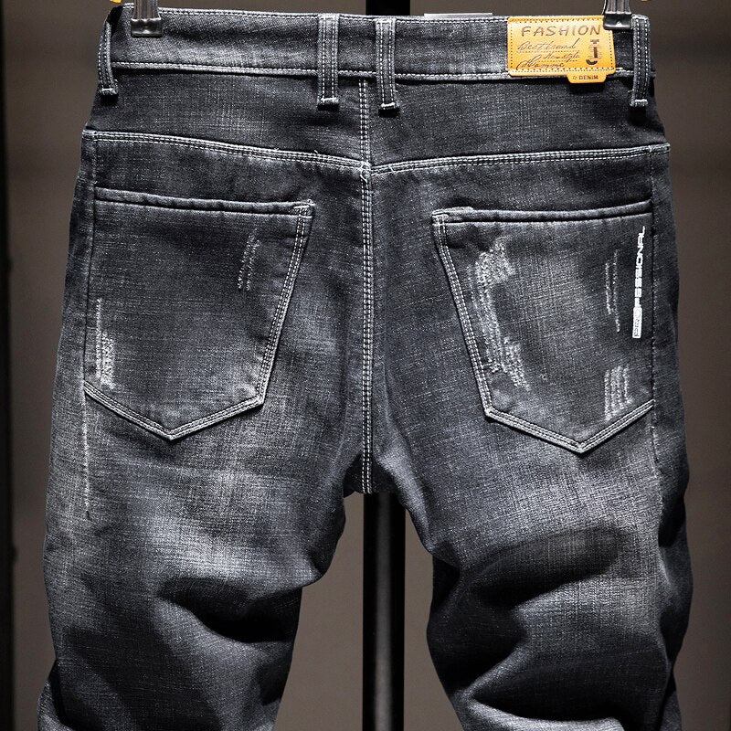 Designer Mærkede Bløde Denim Jeans