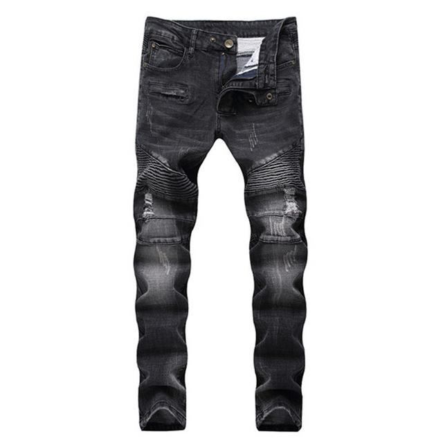 Elasticitet Vaskede Bomulds Jeans