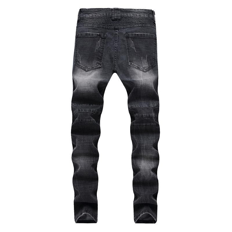 Elasticitet Vaskede Bomulds Jeans