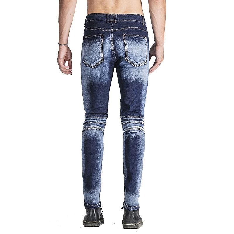 Elasticitet Vaskede Bomulds Jeans