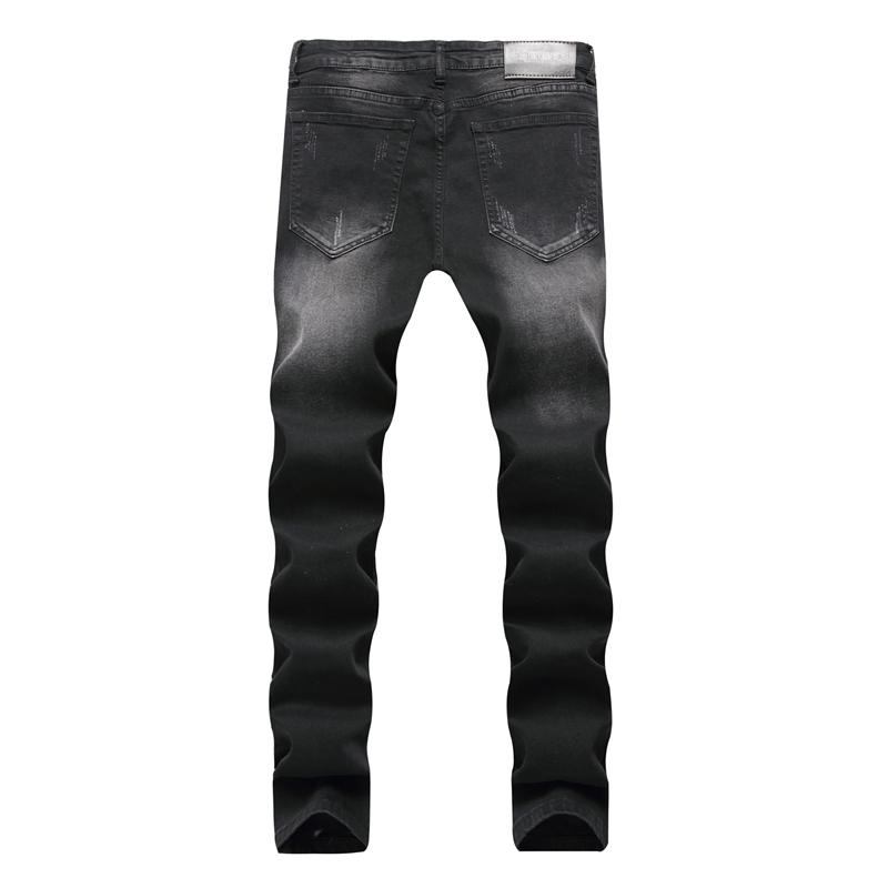 Elasticitet Vaskede Bomulds Jeans