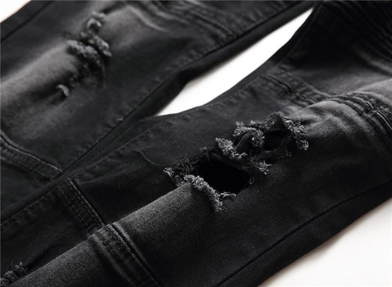 Elasticitet Vaskede Bomulds Jeans