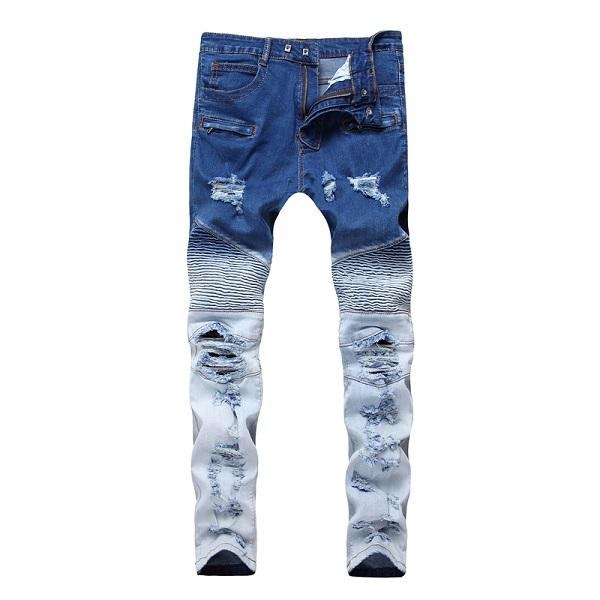 Elasticitet Vaskede Bomulds Jeans