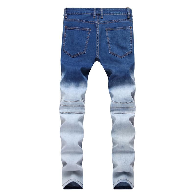 Elasticitet Vaskede Bomulds Jeans