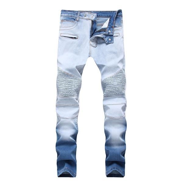 Elasticitet Vaskede Bomulds Jeans