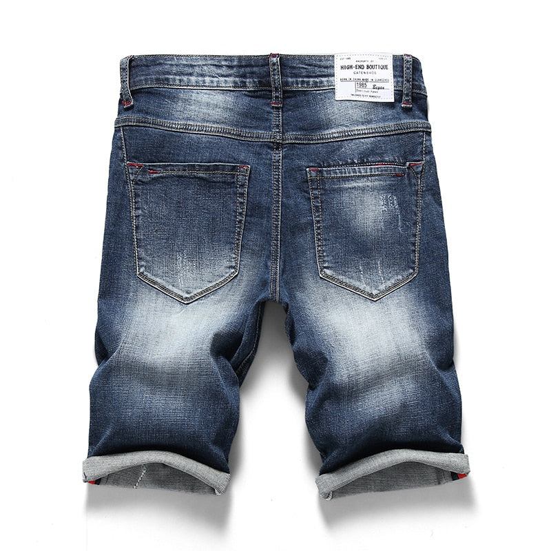 Herre Jeans Sommer Trend Stretch Jean Short