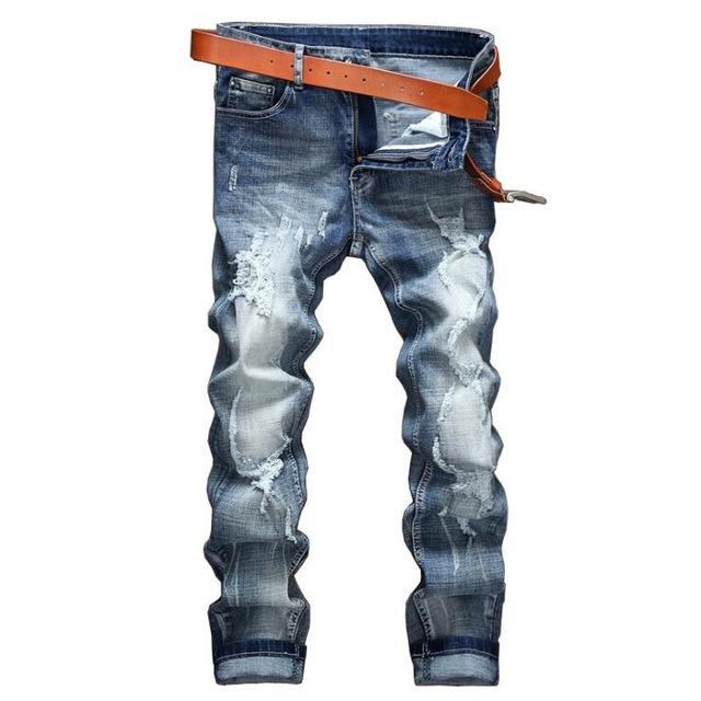 Hole Designer Denim Jeans