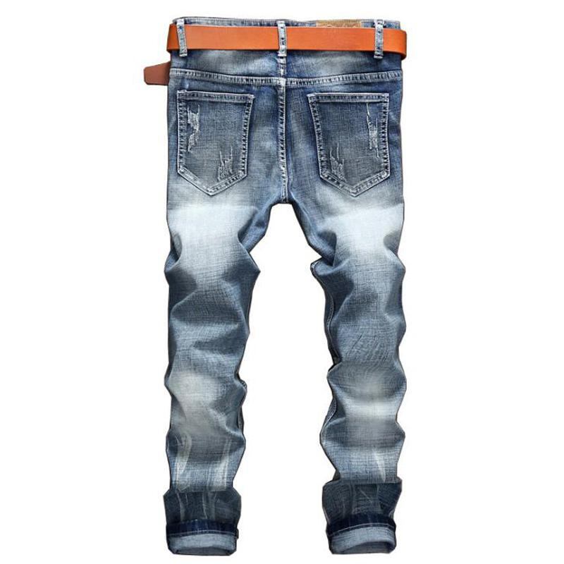 Hole Designer Denim Jeans