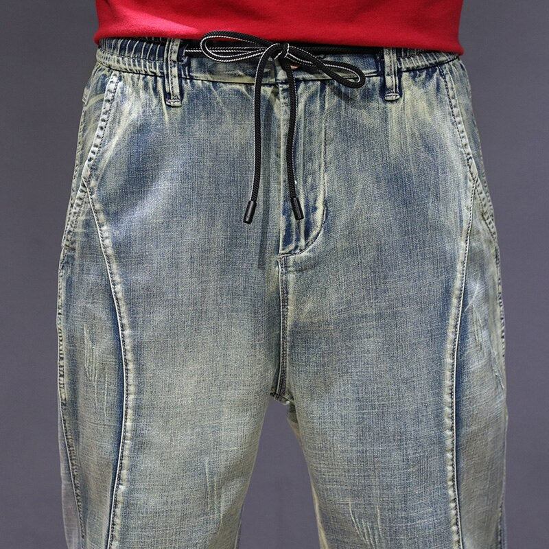 Jeans Herre Ankomster Retro Elastisk Talje Jogger