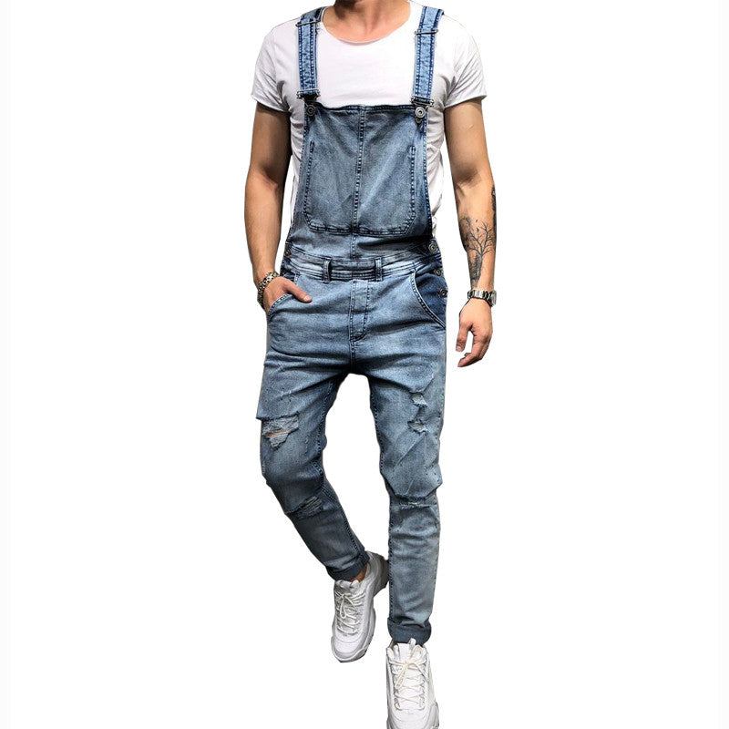 Jeans Herre High Street Trending Denim Overall