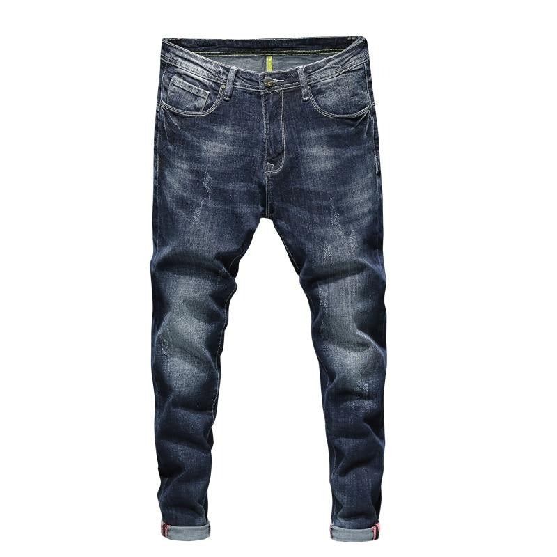 Jeans Herre Mode-hverdags-tilspidsede Denim-jeans