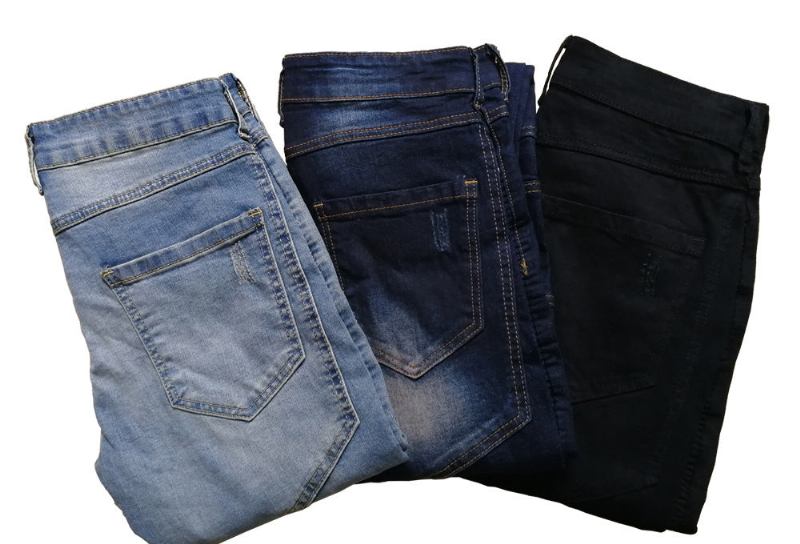 Rippede Biker Jeans