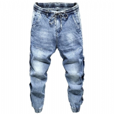 Sidenitter Stretch Jogger Jeans