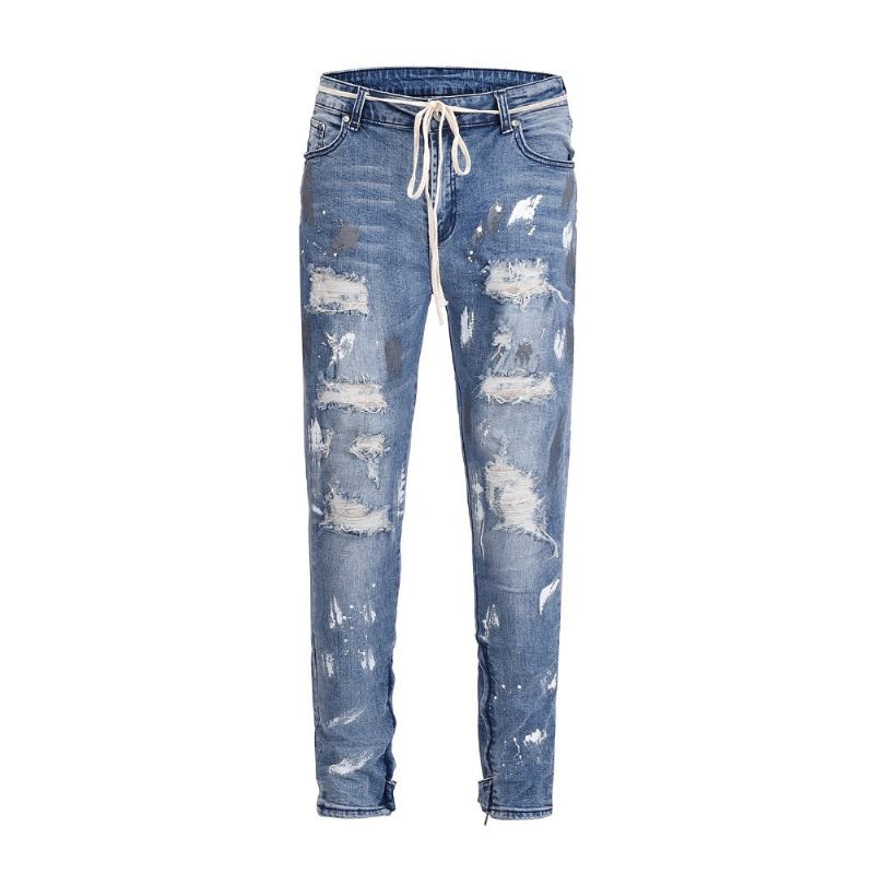 Splash-ink Stretch Jeans