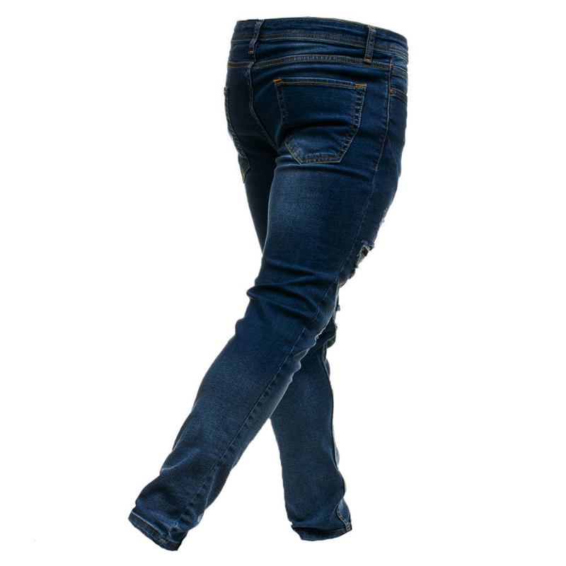 Stilfulde Huller Skinny Denim Jeans