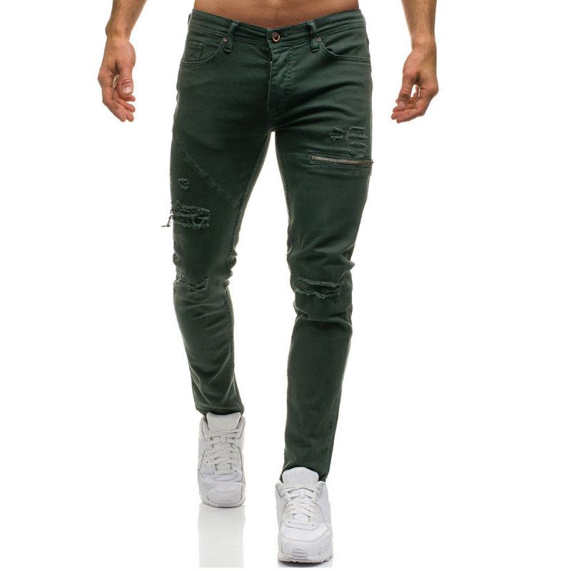 Stilfulde Huller Skinny Denim Jeans