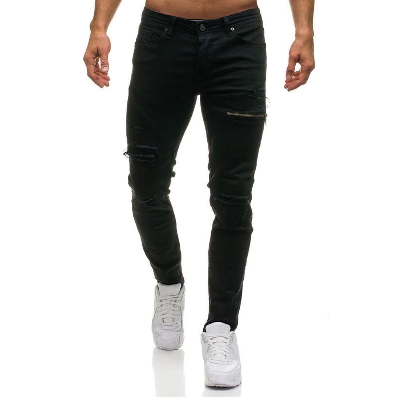 Stilfulde Huller Skinny Denim Jeans