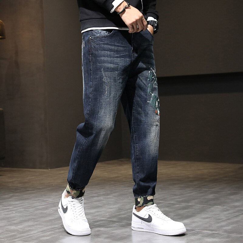 Streetwear Stretch Baggy Denim Jeans