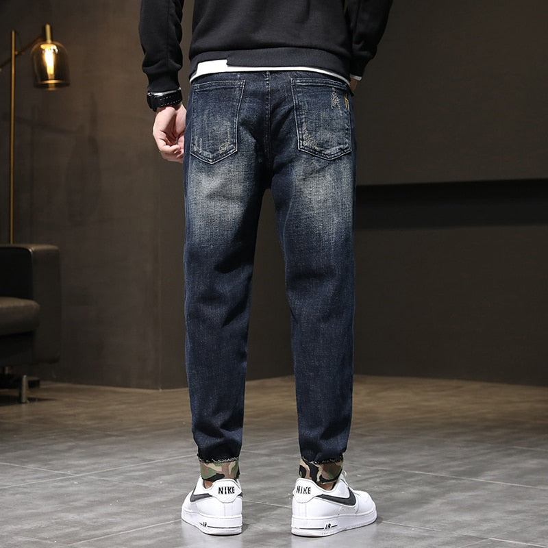 Streetwear Stretch Baggy Denim Jeans