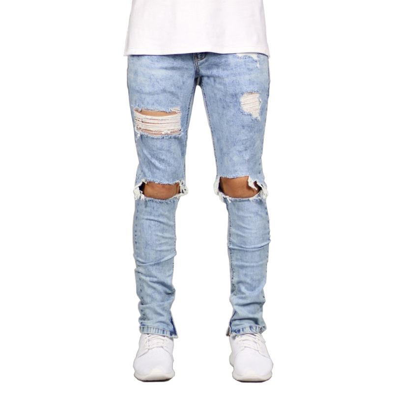 Stretch Destroyed Design Jeans