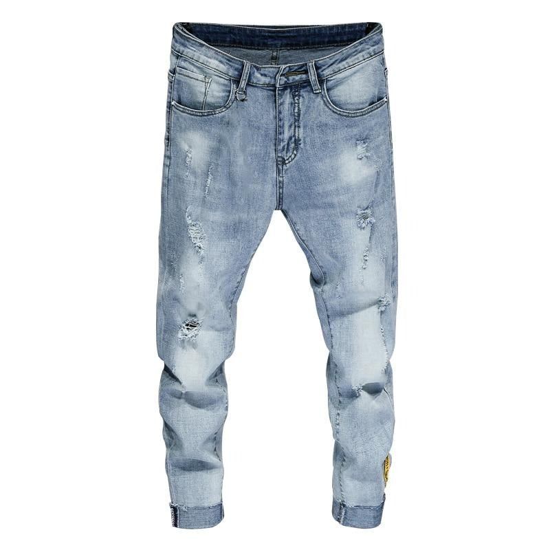 Super Skinny Elastic Jogger Ankel Længde Jeans