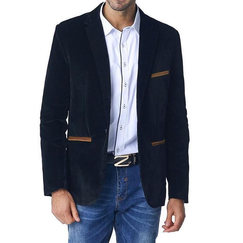 Blazere Veste Herre Business Autumn Linen Blazer