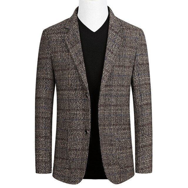 Blazere Veste Herre Enkeltradet Business Casual Blazer