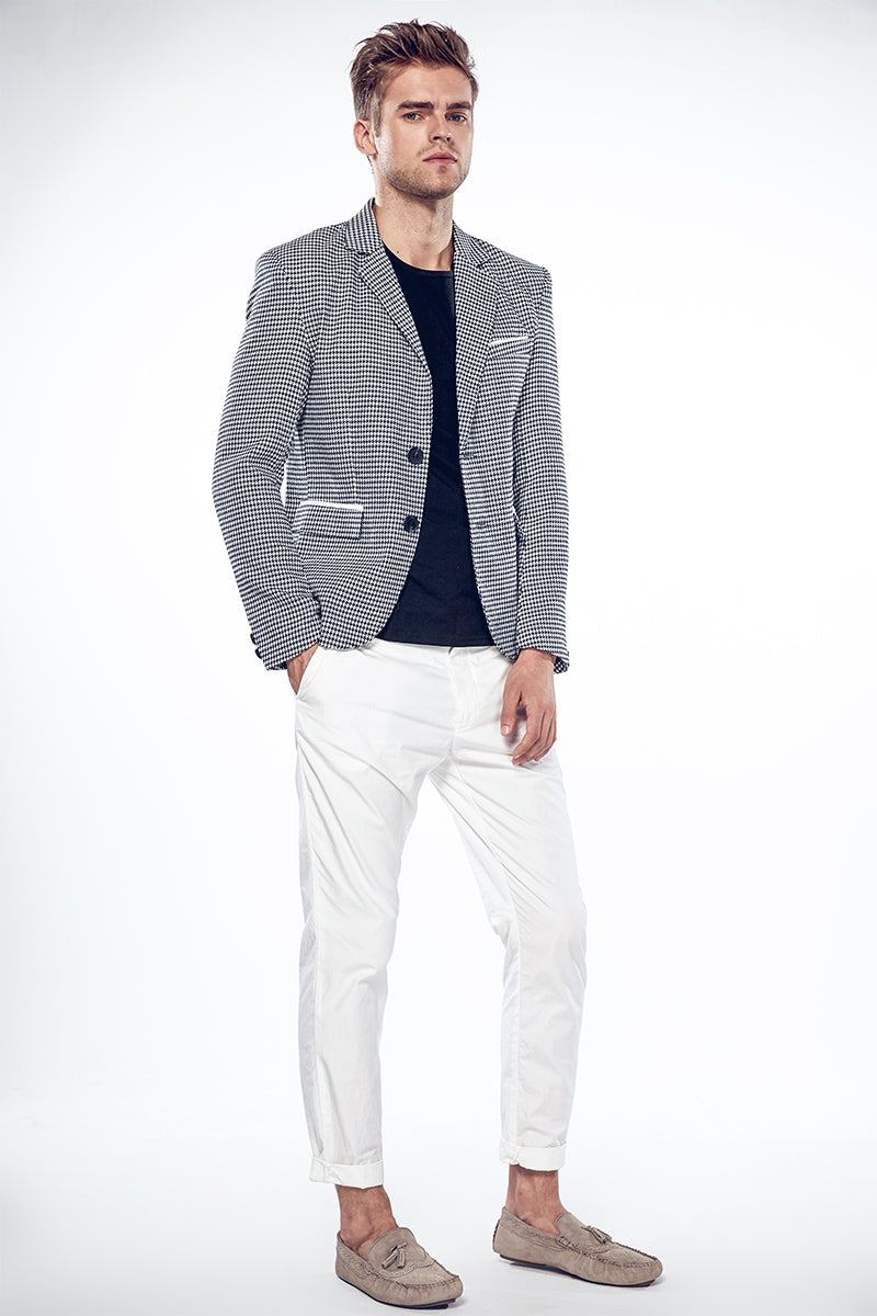 Blazere Veste Herre Mode Smart Blazer Med To Knapper