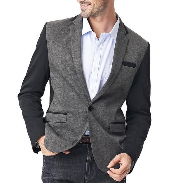 Herre Blazere Veste Fashion Solid Business Blazer