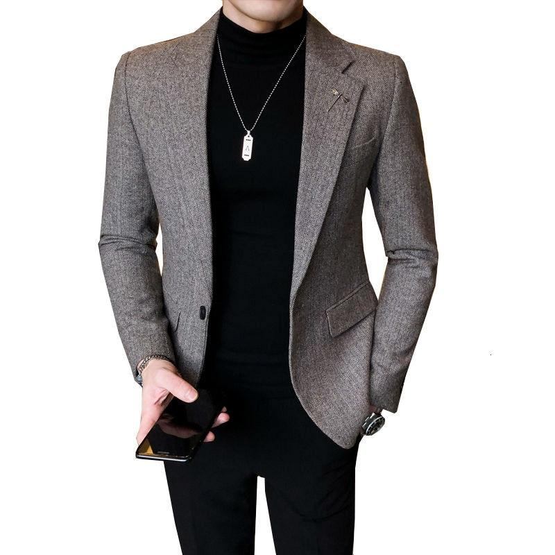 Herre Blazere Veste Suit Designer Fashion Blazer