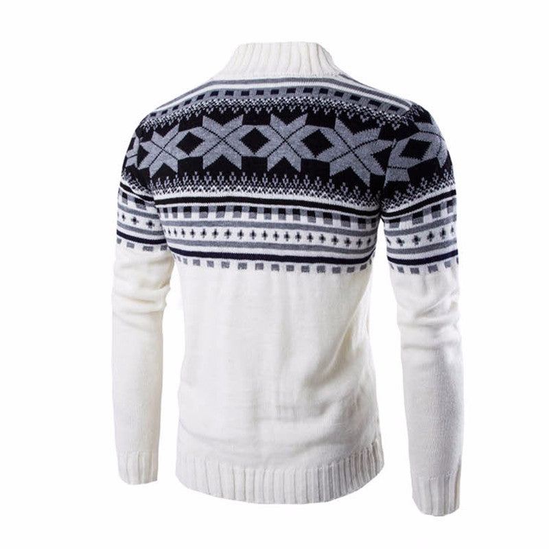 Herre Trøjer Snowflake Tyk Sweater