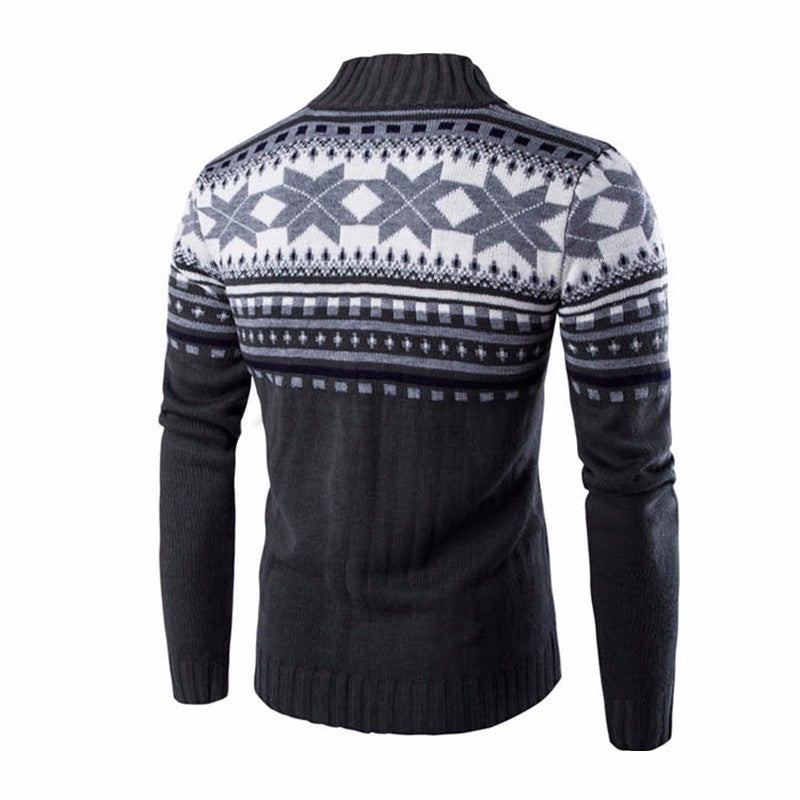 Herre Trøjer Snowflake Tyk Sweater